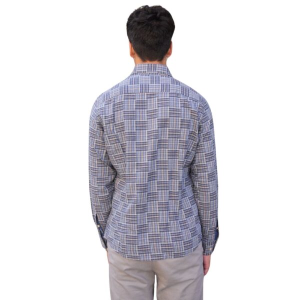 Hackett Shirt Cumbria patchwork back