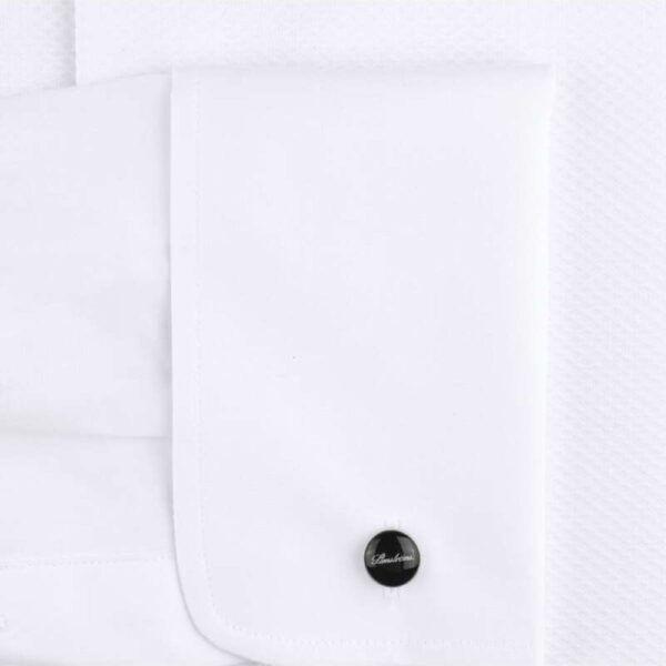 STENSTROMS Fitted Body Evening White Shirt Cuff