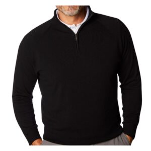 Glenbrae Black Half Zip