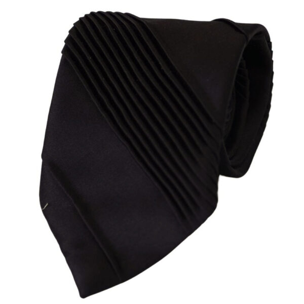 WARWICKS Black Textured Silk Tie