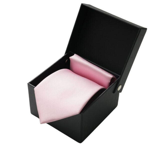 WARWICKS Pink Tie Matching Pocket Square 2