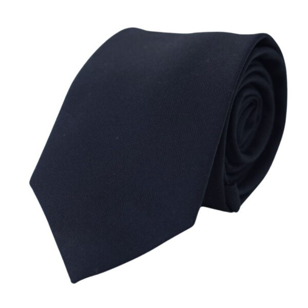 WARWICKS Textured Cotton Navy Tie