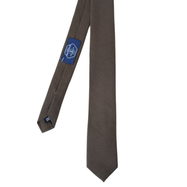 Warwicks Brown Skinny Tie 2