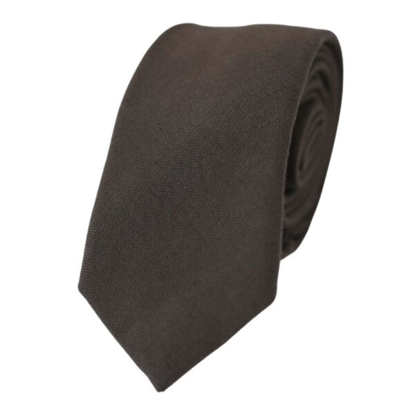 Warwicks Brown Skinny Tie