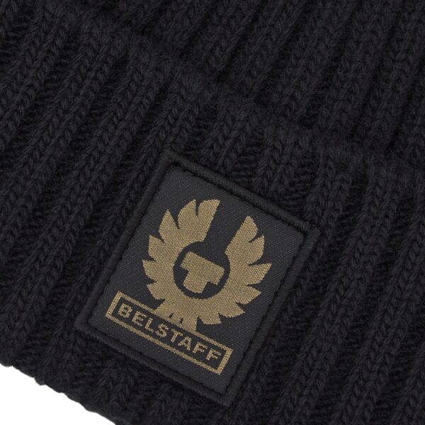 BELSTAFF Lambswool Watch Black Beanie 3