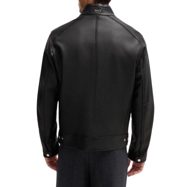 BOSS Regular fit Jacket in Grained Leather 2