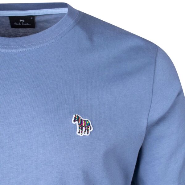 PS Paul Smith Zebra Logo Blue T Shirt detail