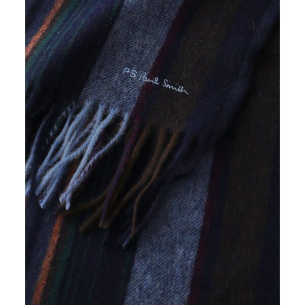 Paul Smith Navy Stripe Scarf 1