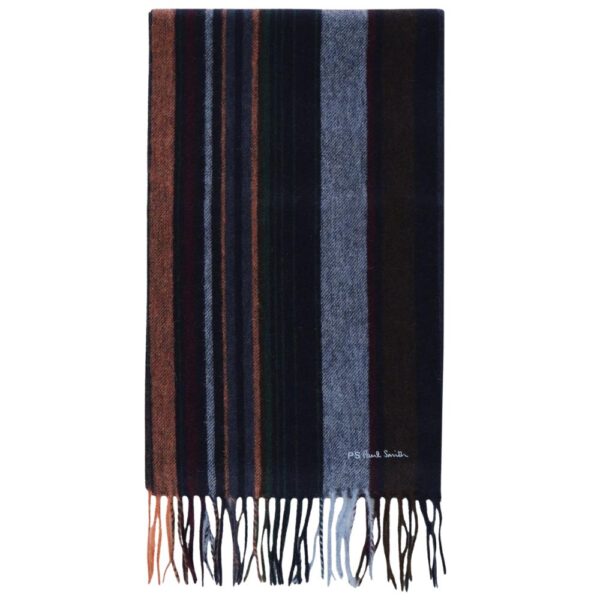 Paul Smith Navy Stripe Scarf