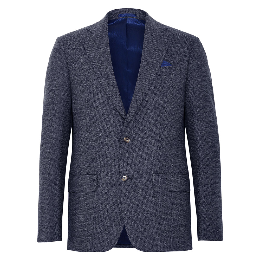 Sand Copenhagen Performance Bottoli 1861 Hopsack Blue Jacket