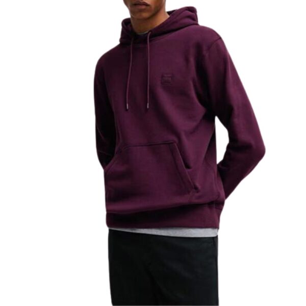 BOSS WeTalk Slim Fit Deep Purple Hoodie