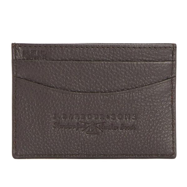 Barbour Amble Leather Brown Card holder 3