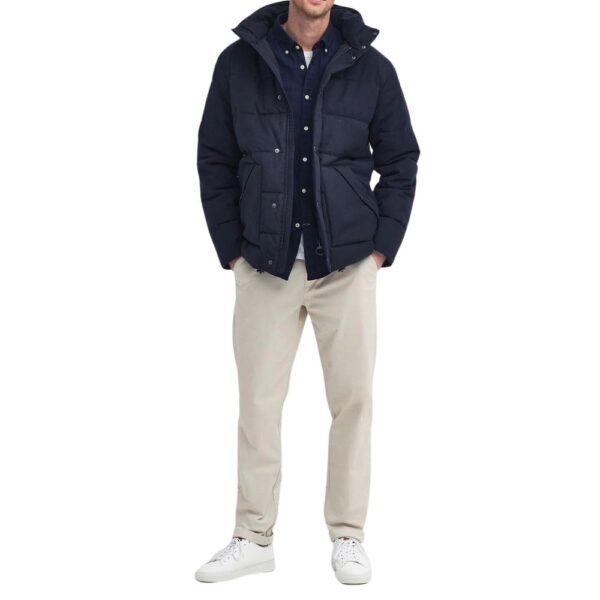 Barbour Brampton Puffer Jacket Navy 3