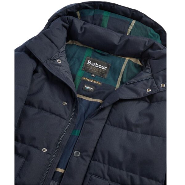 Barbour Brampton Puffer Jacket Navy 5