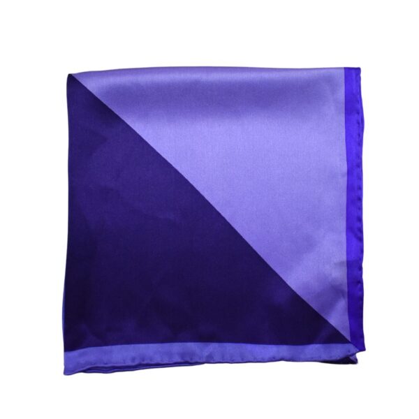 Warwicks Purple Quadrant Pocket Square 1