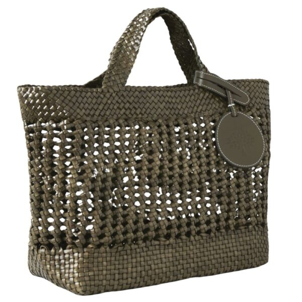 Mulberry Woven Tote 1